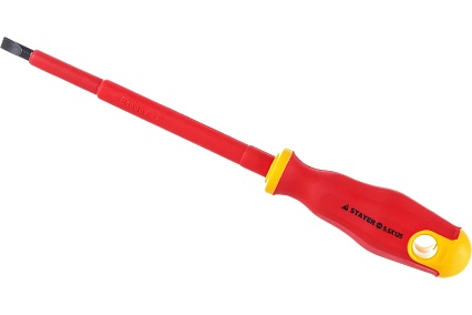Диэлектрическая отвертка SL 5,5 х 125 мм Stayer 25141-05-12_z01