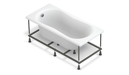 Акриловая ванна Cersanit Nike 150x70 см ультра белая