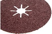 Круг шлифовальный фибровый Flex 243-013 (5 шт; 150 мм; P24; 10000 об/мин; 80 м/с) Hammer 526843