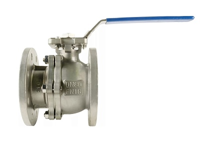Шаровый кран DN.ru КШФП.316.200 Ду80 Ру16 с ISO-фланцем и рукояткой D160-04877
