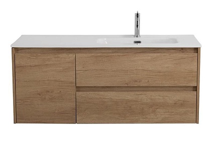 Тумба с раковиной BelBagno Kraft 120 см, 2 ящика, 1 дверца, правая
