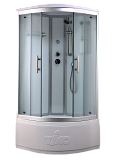 Душевая кабина Timo Standart T-6600SF Silver Fabric 100x100, без г/м, матовые стекла, хром