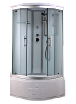 Душевая кабина Timo Standart T-6600SF Silver Fabric 100x100, без г/м, матовые стекла, хром