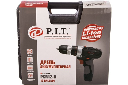 Дрель-шуруповерт P.I.T. СТАНДАРТ PSR 12-D