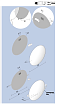 Полотенцесушитель электрический Antrax Saturn&Moon 73x73 белый матовый, ECESM073001T/BCOR