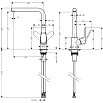 Смеситель для кухни Hansgrohe Focus 31817670 черный матовый