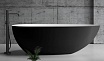 Акриловая ванна Abber AB9211MB 170x80 черный матовый