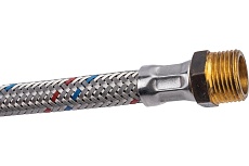 Гибкая подводка для воды НР 3/8&quot; х ВР 1/2&quot;, длина 400 мм STOUT RG008P0SIFQ3LU