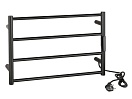 Полотенцесушитель электрический Bemeta 704151080 63W 560x370, черный матовый