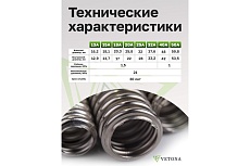 Гофрированная труба из нержавеющей стали VETONA 50а, отожженная, 10 м 095465