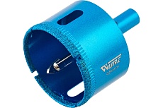 Коронка алмазная с центрирующим сверлом по керамике и стеклу 45 мм WURZ 92045