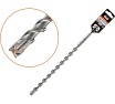 Бур сверло 14x250x310 мм, SDS-plus, Quadro-x Gepard GP1214-310