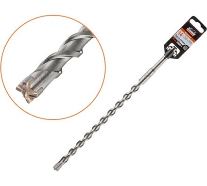 Бур сверло 14x250x310 мм, SDS-plus, Quadro-x Gepard GP1214-310