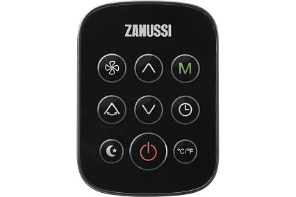 Мобильный кондиционер Zanussi Massimo Solar Black ZACM-09 MS-H/N1 Wi-Fi Black НС-1294913