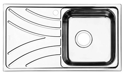 Кухонная мойка Iddis Arro 78 см, крыло слева, хром