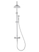 Душевая стойка Wonzon&Woghand Retro WW-B3041-MW термостат, белый матовый