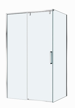 Душевой уголок BelBagno SOFT_CLOSE-1-AH-1-110/100-C-Cr 110x100 прозрачный, хром Душевой уголок BelBagno SOFT_CLOSE-1-AH-1-110/100-C-Cr 110x100 прозрачный, хром