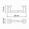 Держатель туалетной бумаги WasserKRAFT Lippe K-6522