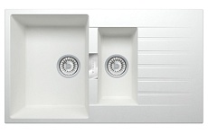 Кухонная мойка Tolero TL-860 №923 86 см белый