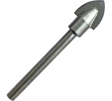 Сверло 14х100 мм, 2 грани, по керамике, стеклу, мрамору, черепице МОS-DISTAR MSC/14*100