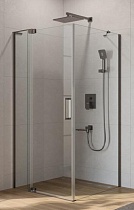 Душевой уголок Cezares Slider SLIDER-AH-1-80-100/110-C-GM 80x100/110 прозрачное, оружейная сталь