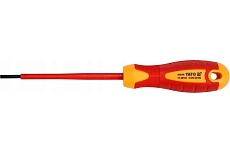 Диэлектрическая отвертка Yato 1000 В 3.0x100 мм YT-28153