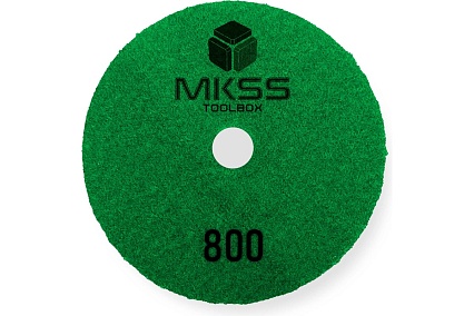 Алмазный гибкий шлифовальный круг MKSS Toolbox MK2606 АГШК Ø100 Р800 для сухой лощения MKSS MK26060800