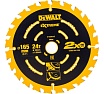 Диск пильный по дереву (165х20 мм; 24) DeWalt DT 10300