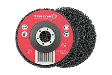 Круг зачистной нейлоновый на оправке (125x22 мм; карбид кремния) FORMAT 8330 0125