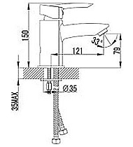 Смеситель для раковины Lemark Mars LM3506C