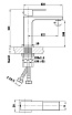 Смеситель для раковины Vincea Cube VBF-1C01CH хром