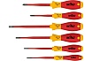 Набор отверток Wiha SoftFinish electric slimFix SL/PH 3201K6 6 шт 35389