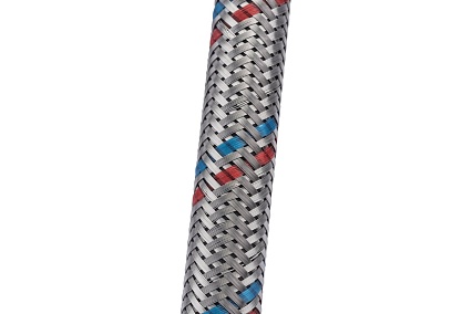 Подводка для смесителей СТМ сталь, 1/2xM10x50 см., длинный штуцер CWFLS050