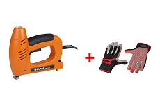 Электрический степлер Defort DET-100 + перчатки Stomer Extra Grip XL 98296341