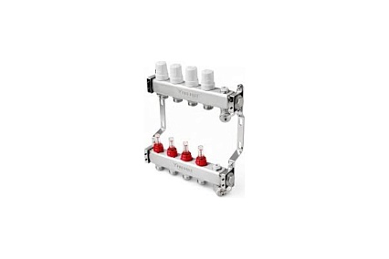 Коллекторный блок с расходомерами PRO AQUA ШК 11 выходов, 630 мм, 1x3/4 V500MB.11b