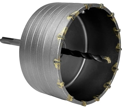 Коронка в сборе по бетону (110 мм; М22) Vertextools 222-0110