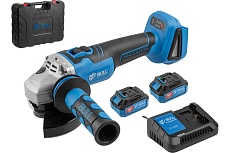 Аккумуляторная угловая шлифовальная машина Bull CSG 1812 R, в чемодане с 2 АКБ и з/у 1333374