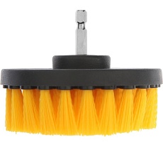Насадка щетка на шуруповерт 100 мм, высота 25 мм, шестигранный хвостовик Тундра 9022474