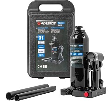 Бутылочный домкрат Forsage 3 т с клапаном, в кейсе F-T90304S(9602)