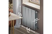 Радиатор Royal Thermo PianoForte 500/Silver Satin - 8 секц. НС-1176341