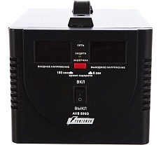 Стабилизатор напряжения Powerman 1ф 0,5 кВА AVS 500 D Black 6015735