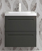 Мебель для ванной Art&Max Platino 58 см серый матовый