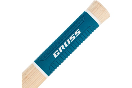 Молоток-гвоздодер Gross American hickory 450г, угол 45, магнит, обрезиненная рукоятка 10415