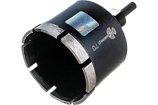 Коронка алмазная по керамограниту, серебряная пайка (70 мм) TRIO-DIAMOND GCB769