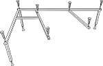 Каркас для ванн Excellent MR-14 Aquarella 170