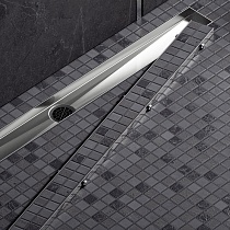 Трап для душа Timo Drain System 700 DS230207/01 70 см, вставка Plate, сатин