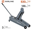 Домкрат подкатной Airline 3т (MIN - 148 мм, MAX - 530 мм) AJ3F530