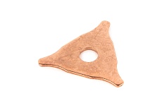 Треугольные приварочные шайбы 50 мм, 10 шт/упаковка Wiederkraft WDK-F015