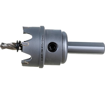 Коронка по металлу HM (32х12 мм; хвостовик 10 мм; комплект) D.BOR HS-HM-12-032-T