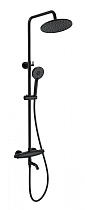 Душевая стойка Wonzon&Woghand Capsule WW-B3031-A3-MB термостат, черный матовый
